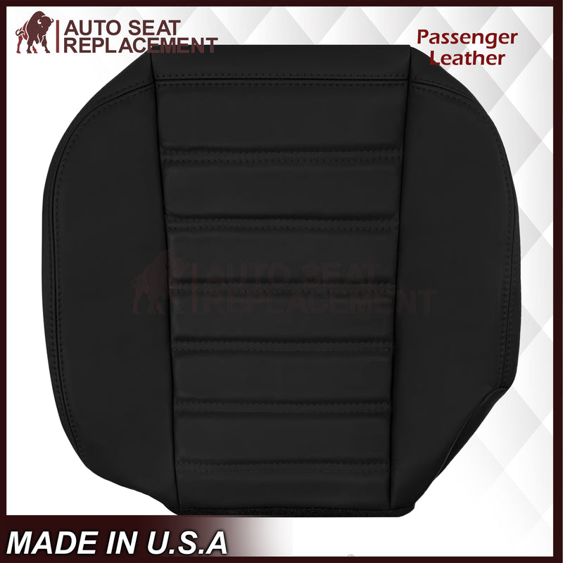 2003 - 2007 Hummer H2 SUV SUT Adventure LEATHER Seat Cover: Ebony Black