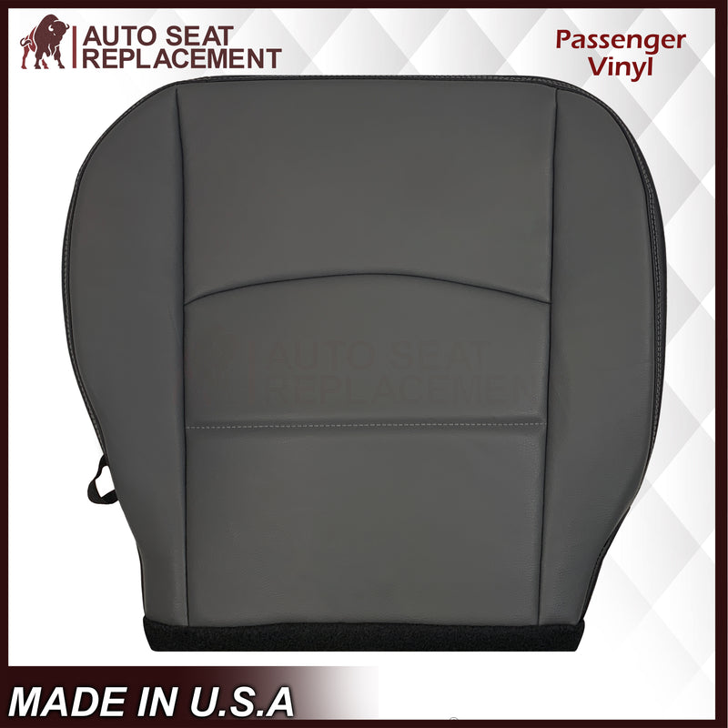 2019-2024 For Dodge Ram ST Driver or Passenger Bottom Leatherette (Synthetic Leather) Seat Cover In Diesel Gray - Auto Seat Replacement