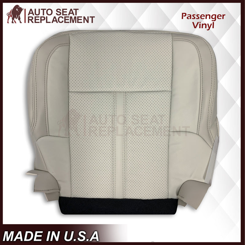 2009 - 2012 Lincoln MKS Replacement Seat Covers in Tan: Choose Genuine Leather or Vinyl