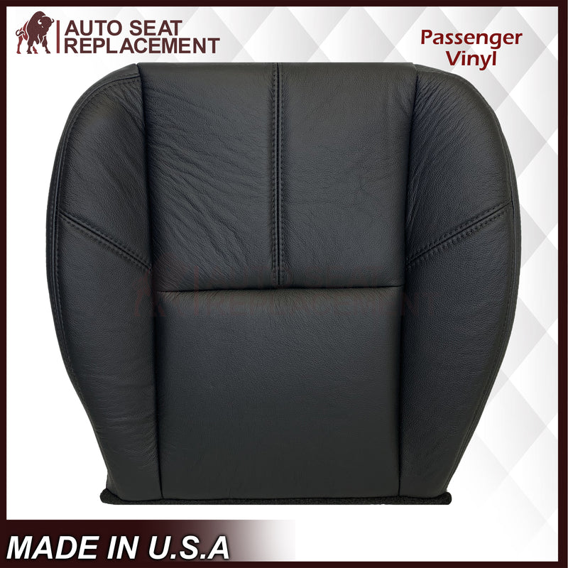 2007-2014 Chevy Tahoe/Suburban/Silverado/Avalanche Seat Cover In Non-Perforated Black