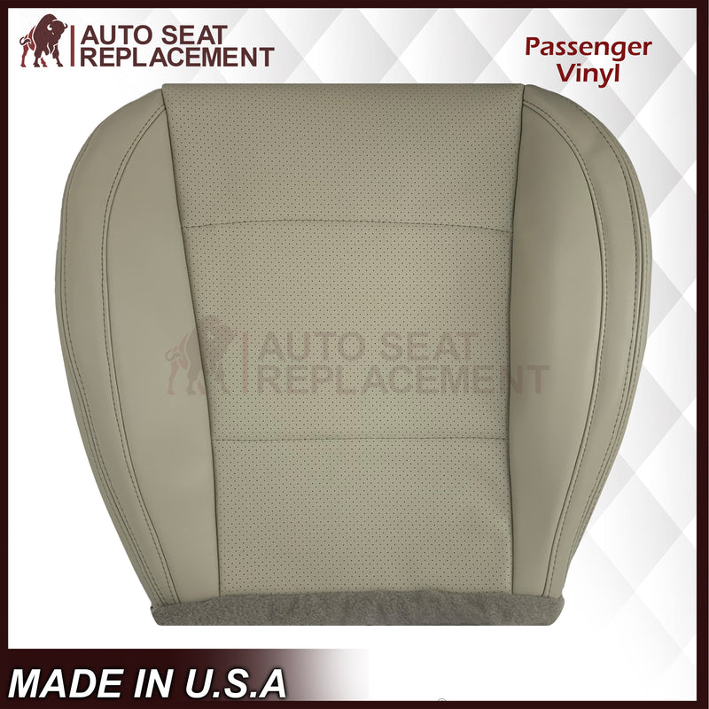 2015-2017 Subaru Outback Replacement Ivory Tan Perforated Seat Covers: Choose Your Side