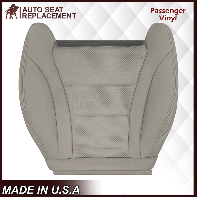 2016 - 2022 Mercedes Benz GLC Class C250, C300,C350 Driver OR Passenger Bottom Synthetic Leather Seat Cover in Light Gray