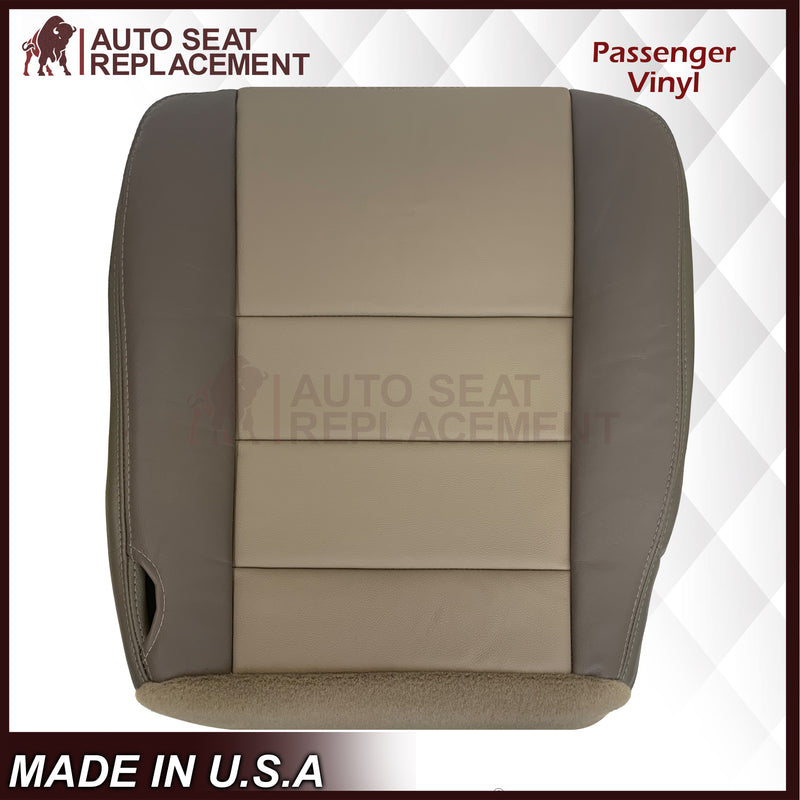 2002 2003 2004 Ford Excursion Eddie Bauer Leather & Vinyl Seat Covers 2 tone gray-tan: Choose From Variations