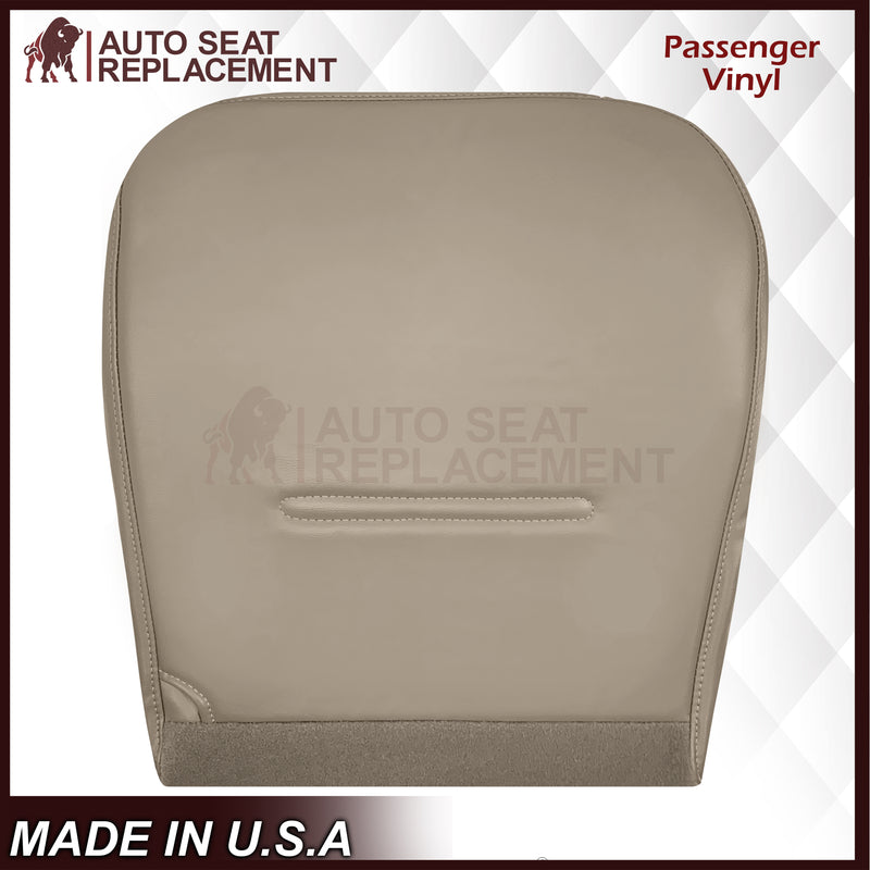 2002 - 2007 Ford F250 F350 F450 F550 Work Truck Super Duty XL Replacement Seat Covers in Tan Vinyl - Auto Seat Replacement