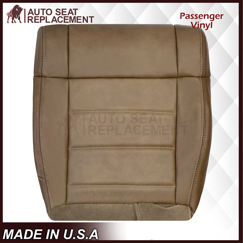 2007-2012 Jeep Wrangler-Replacement Driver OR Passenger Side Seat Cover In Dark Saddle - Auto Seat Replacement