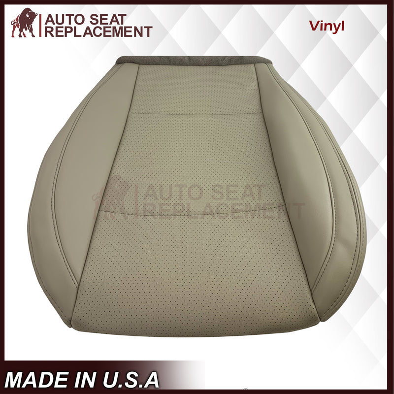 2015-2017 Subaru Outback Replacement Ivory Tan Perforated Seat Covers: Choose Your Side