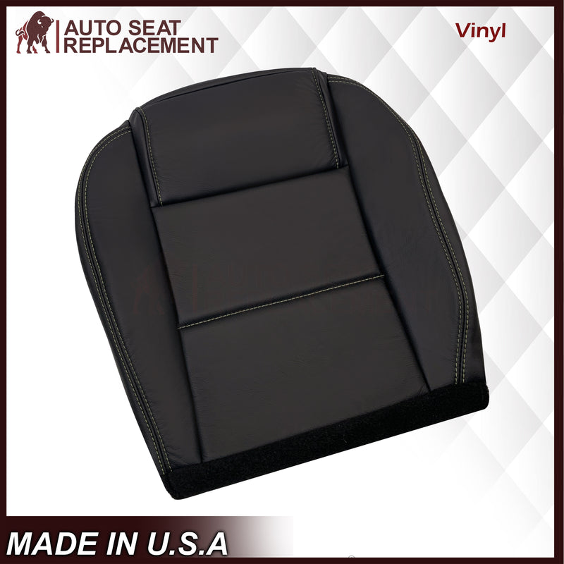 2005-2009 Ford Mustang Coupe GT V6 Leather Replacement Seat Covers in Black