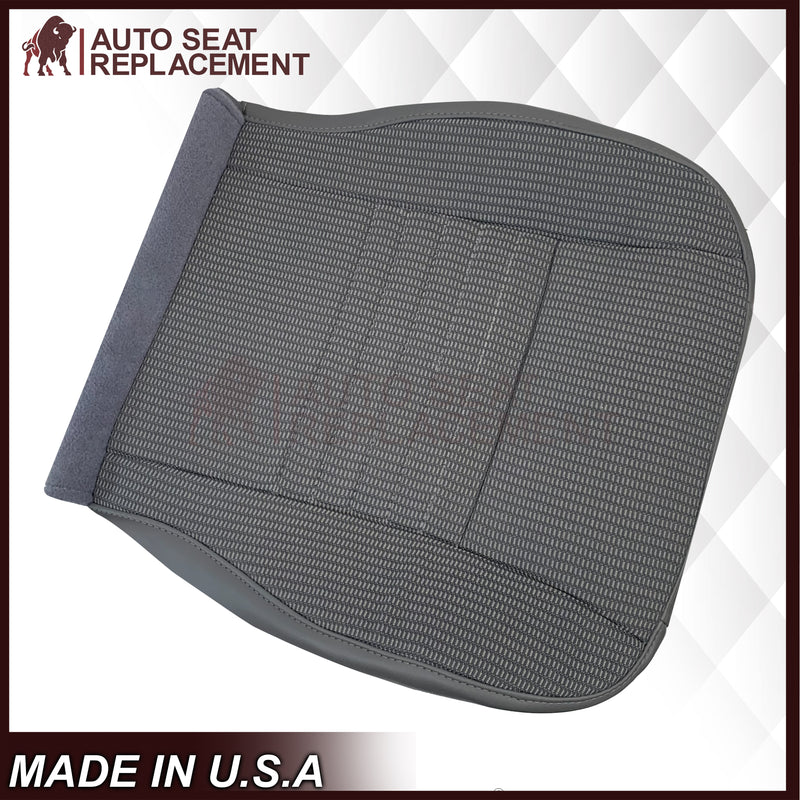 2006-2009 For Dodge Ram 1500 Regular Cab Bottom Gray Cloth Seat Cover - Auto Seat Replacement