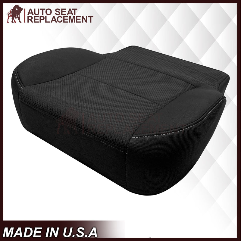 2014-2019 GMC Sierra SLE SLT Z71 Replacement Cloth Seat Cove: Black - Auto Seat Replacement