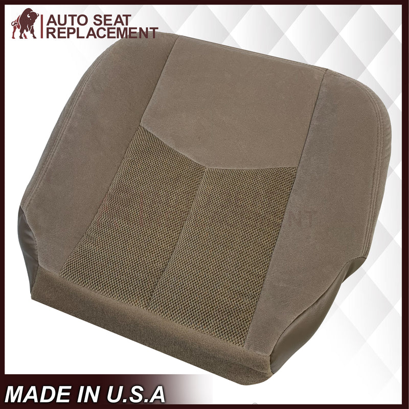 2003 2004 2005 2006 Chevy Silverado 1500 1500HD Cloth Seat Cover In Tan