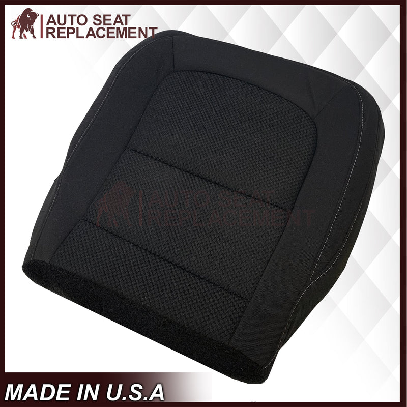 2015-2022 Chevy Colorado ZR2 LTZ LS Driver OR Passenger Side Bottom Cloth Seat Covers Black