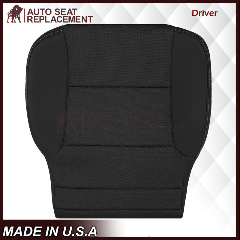 2014-2019 GMC Sierra SLE SLT Z71 Replacement Cloth Seat Cove: Black - Auto Seat Replacement