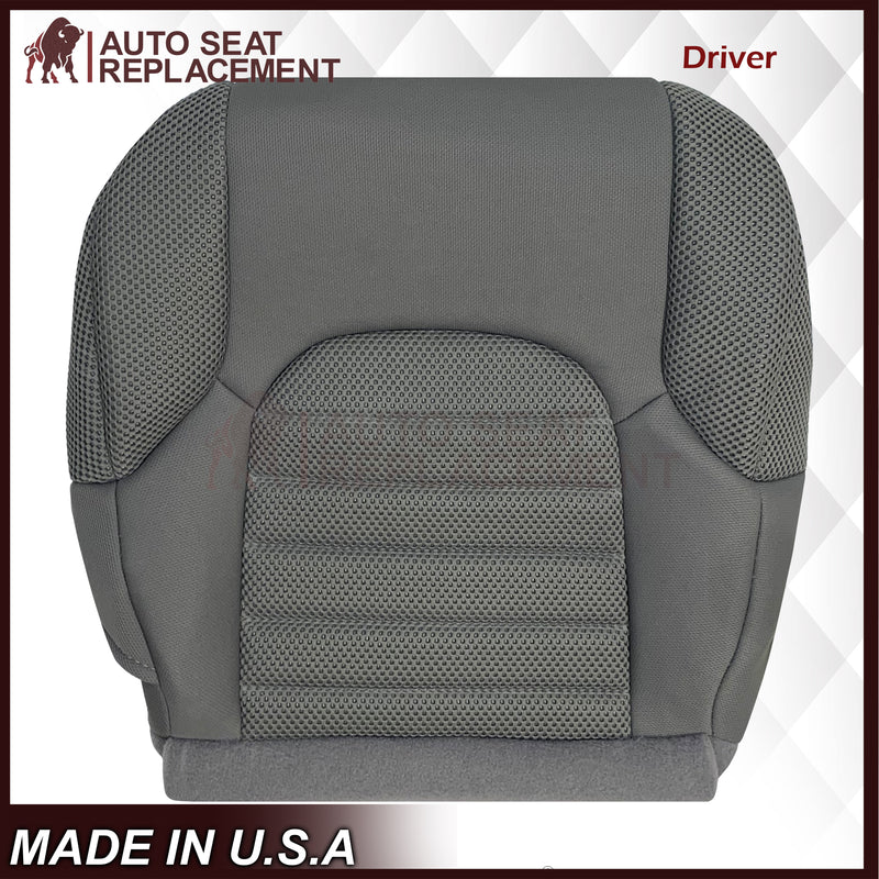 2005 - 2015 Nissan Pathfinder-Xterra Replacement Bottom Gray Cloth (Fabric) Material Seat Cover - Auto Seat Replacement
