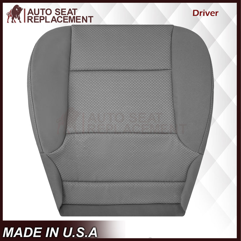 2014-2019 Chevy Silverado LS LT Z71 Replacement Cloth Seat Cover: Gray - Auto Seat Replacement