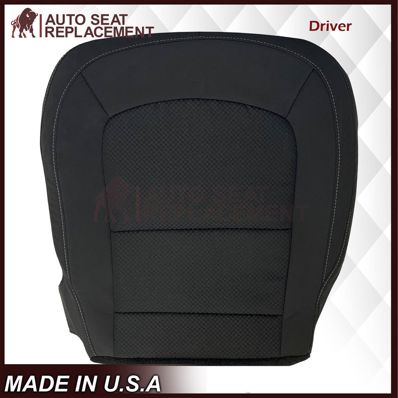 2015-2022 Chevy Colorado ZR2 LTZ LS Driver OR Passenger Side Bottom Cloth Seat Covers Black