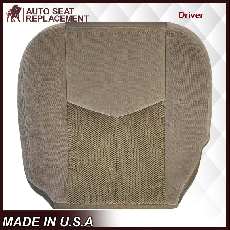 2003 2004 2005 2006 Chevy Silverado 1500 1500HD Cloth Seat Cover In Tan