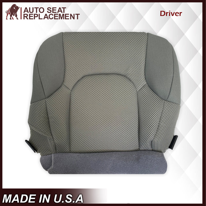 2005 - 2019 Nissan Frontier SE Replacement Bottom Gray Cloth (Fabric) Material Seat Cover