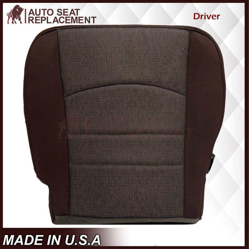 2013 - 2018 Dodge Ram 1500 2500 SLT Outdoorsman Bottom Cloth Seat Cover Brown