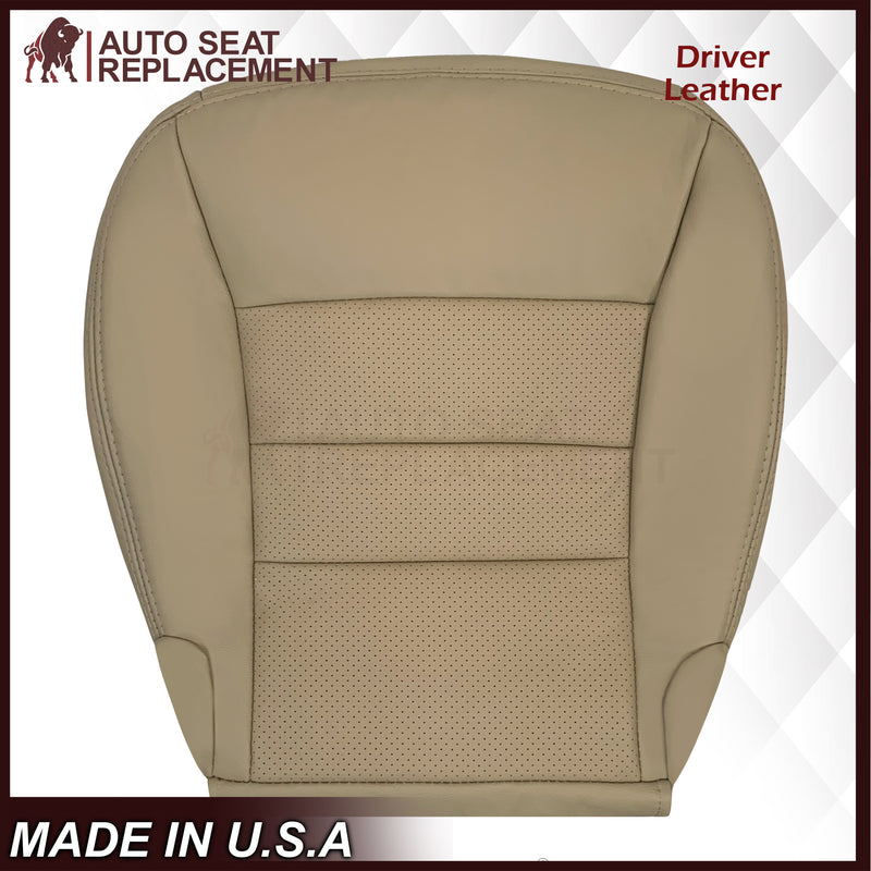 2005-2013 Chevy Corvette C6 Replacement Seat Covers: Tan Perforated