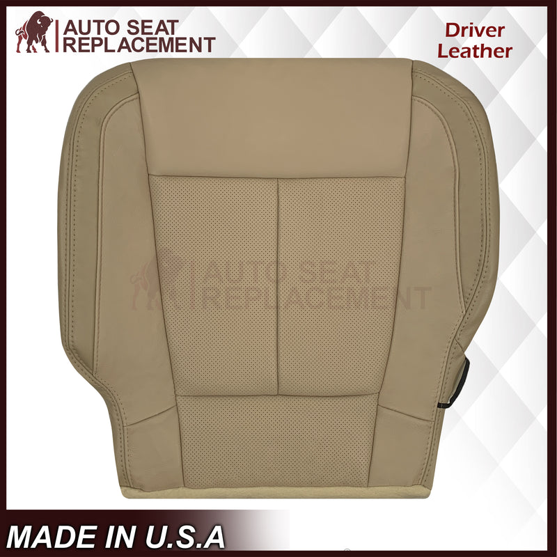 2018-2020 Ford F-150 Lariat Replacement Leather Seat Cover: Tan, Perforated - Auto Seat Replacement