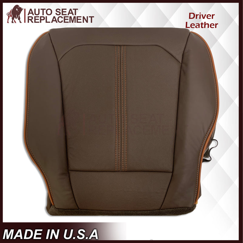 2017 - 2023 Ford F250 F350 King Ranch Leather Bottom Seat Cover In King Ranch