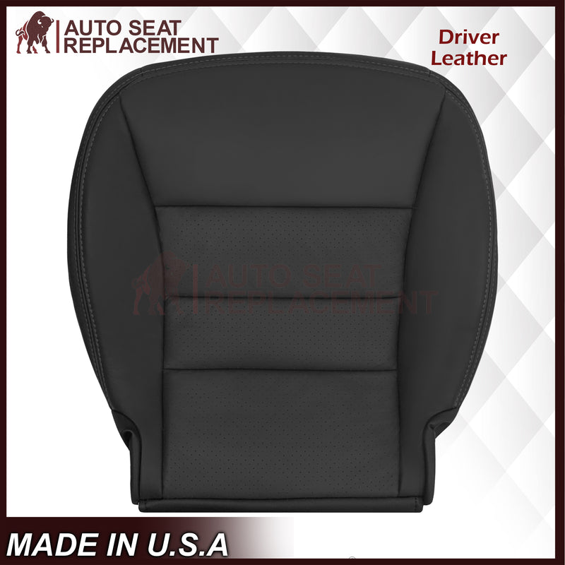2005 - 2013 Chevy Corvette Replacement Black Perforated Seat Covers