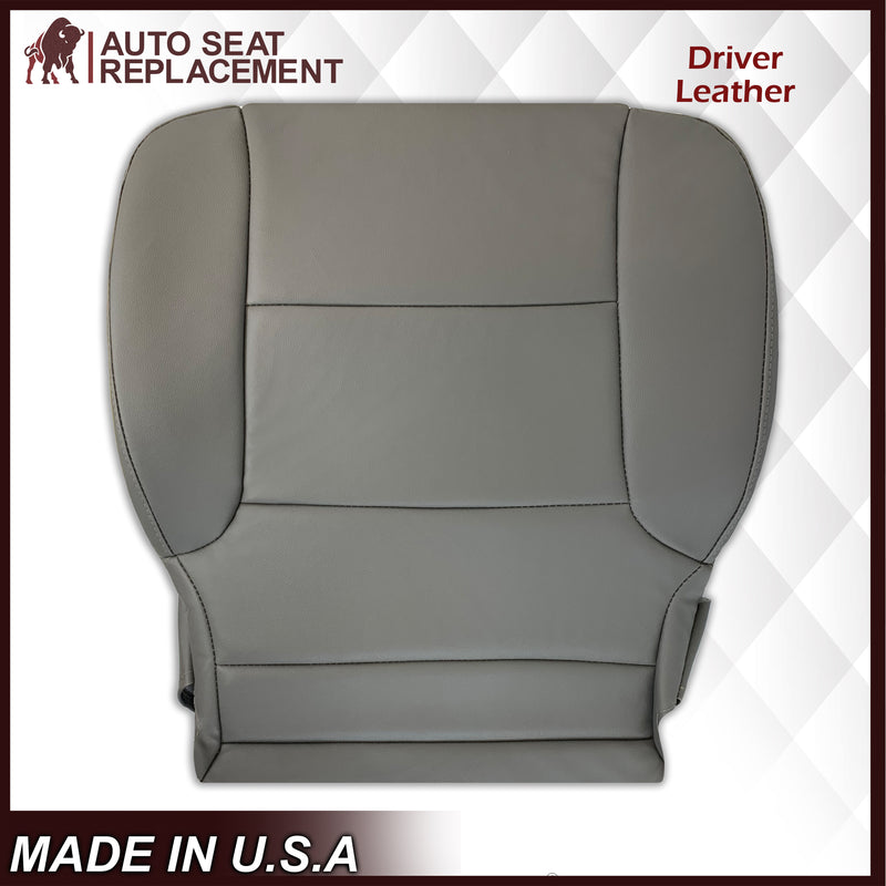 2014 2015 2016 2017 2018 2019 Chevy Silverado Tahoe Suburban & GMC Yukon SOLID Leather Seat Cover Replacement in Black, Gray, or Tan