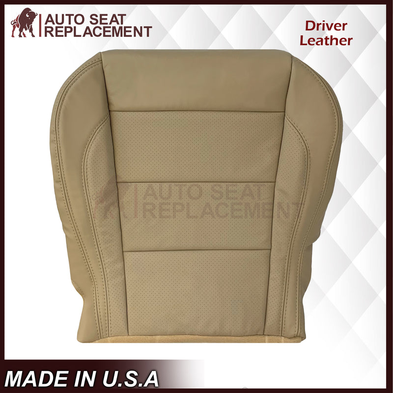 2007 - 2010 Jaguar XK XK-R Genuine Leather OR Synthetic Leather Seat Covers In Caramel Tan