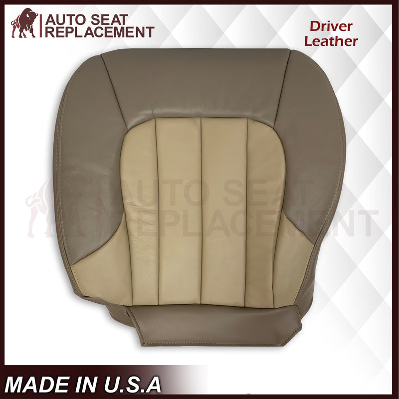 2004 2005 GMC Envoy SLT XL Bottom Replacement Seat Covers 2 Tone Tan: Choose your material