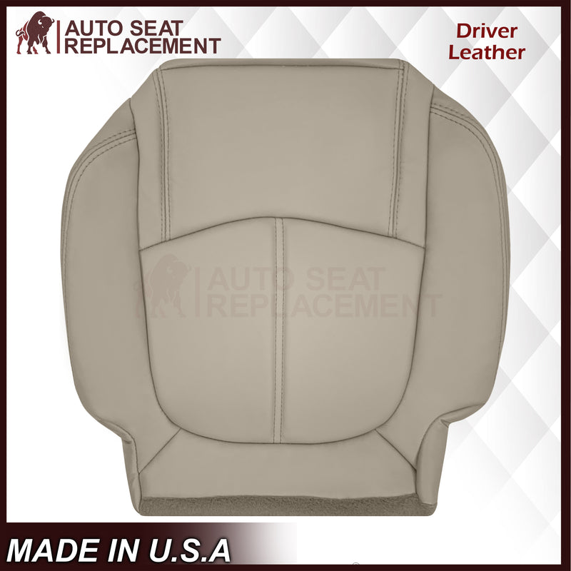 2008-2012 Buick Enclave Second Row Bottom Replacement Seat Covers In Tan: Choose Leather or Syn. Leather - Auto Seat Replacement
