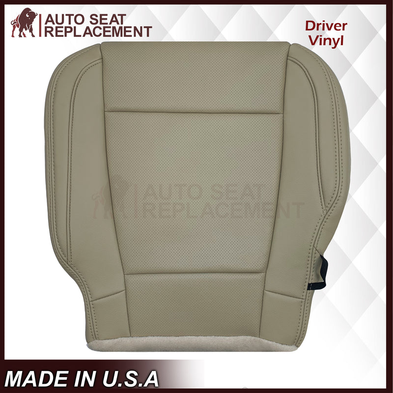 2015-2017 Ford F-150 Lariat Light Cashmere Tan Replacement Seat Covers in Genuine Leather or Synthetic Leather: Choose your pieces