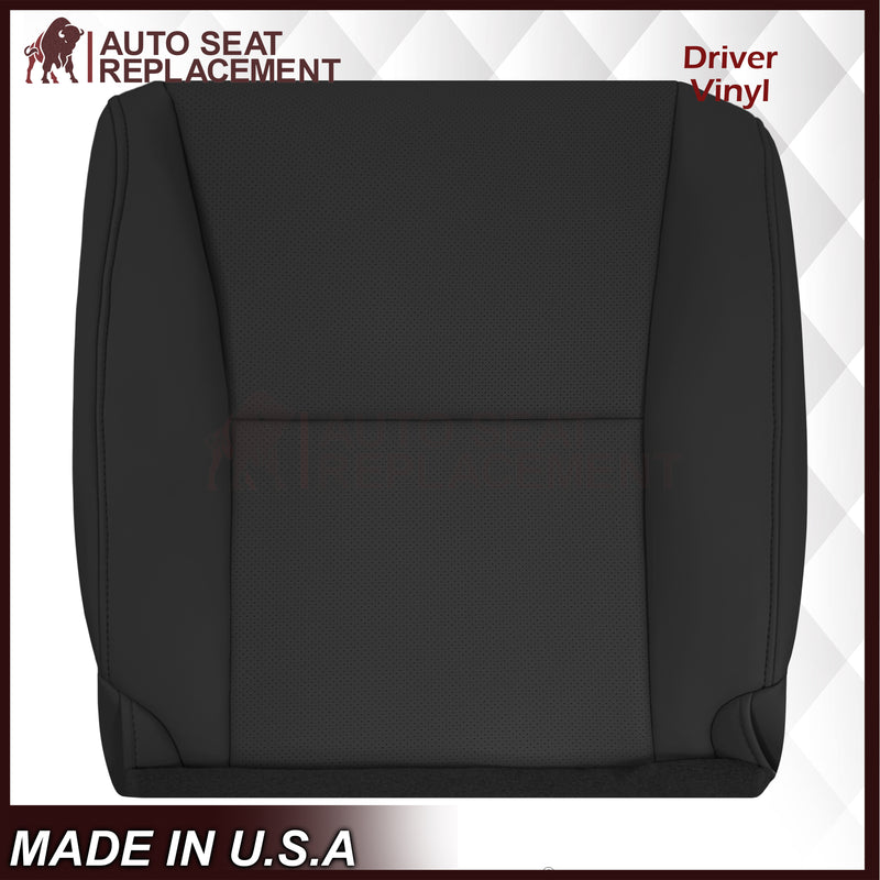 2010-2015 Lexus RX350 RX450H Replacement Synthetic Leather Seat Covers: Black Perforated