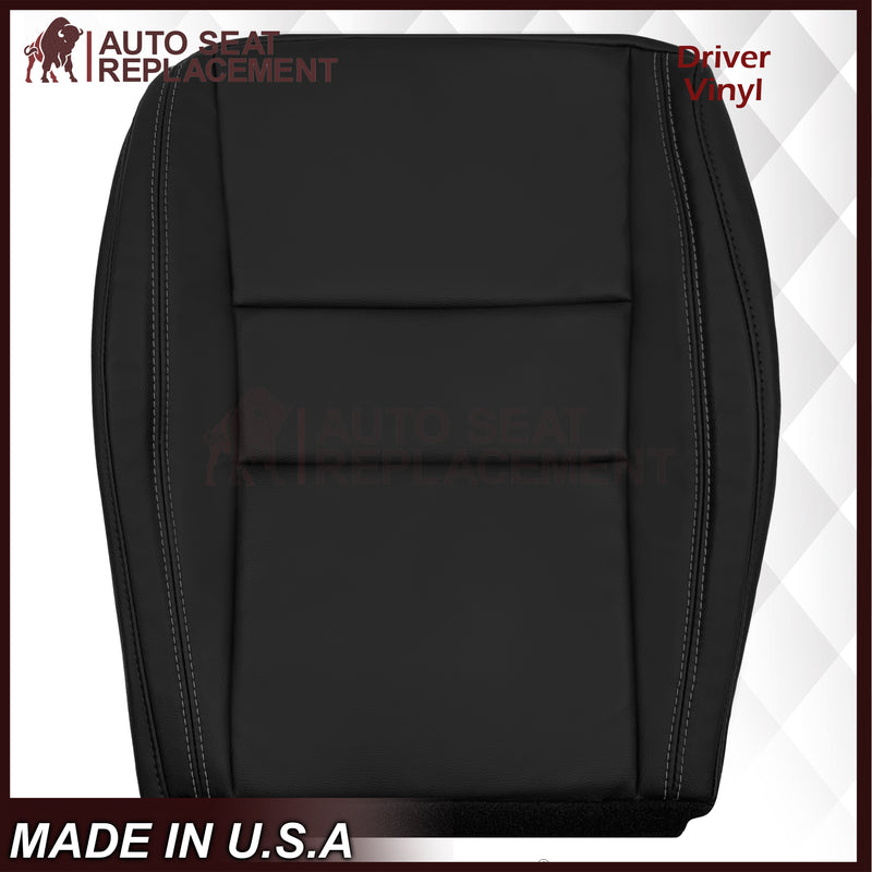 2011-2021 Jeep Grand Cherokee Overland Replacement Seat Cover: Black, Perforated