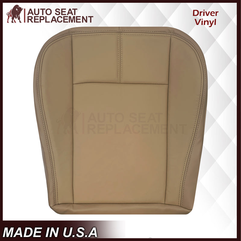 2009-2019 Ford E350 E450 E550 Econoline Van Synthetic Leather Replacement Seat Covers In Tan