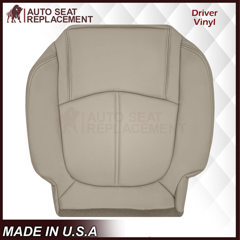 2008-2012 Buick Enclave Second Row Bottom Replacement Seat Covers In Tan: Choose Leather or Syn. Leather - Auto Seat Replacement