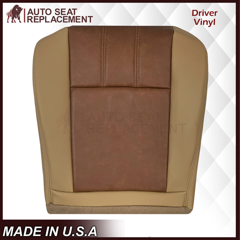2009-2018 Ford E350 E450 E550 Econoline Van Replacement Seat Covers In 2 Tone Tan