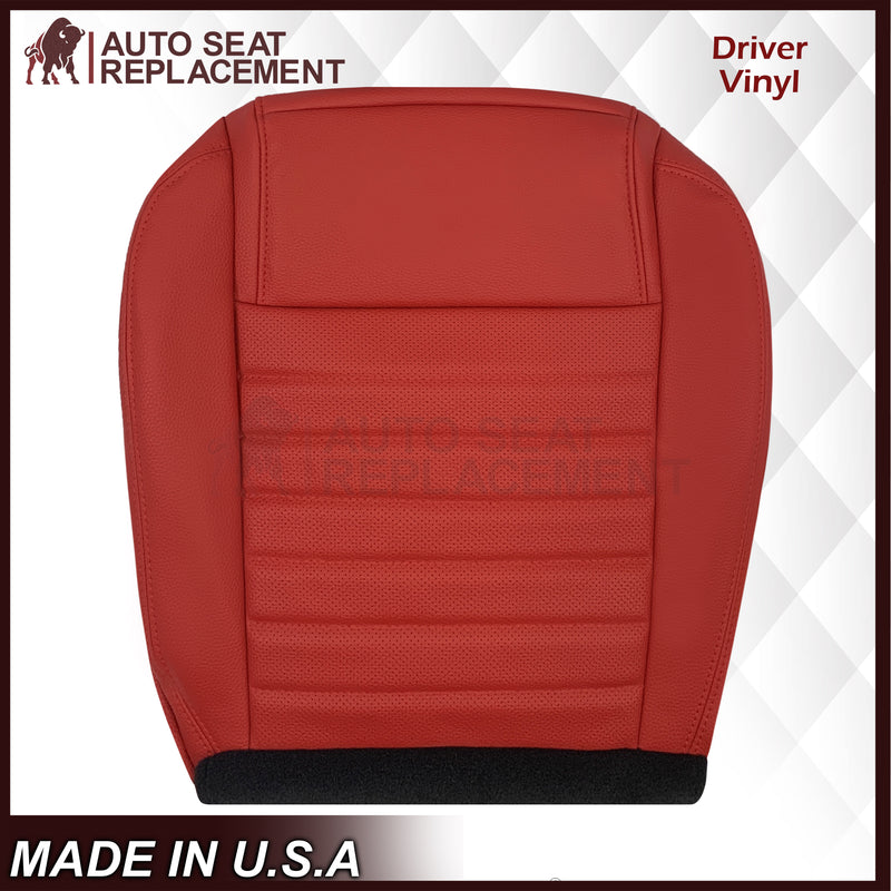 2005-2009 Ford Mustang Synthetic Leather Replacement Seat Cover In Crimson Red : Choose From Variation - Auto Seat Replacement