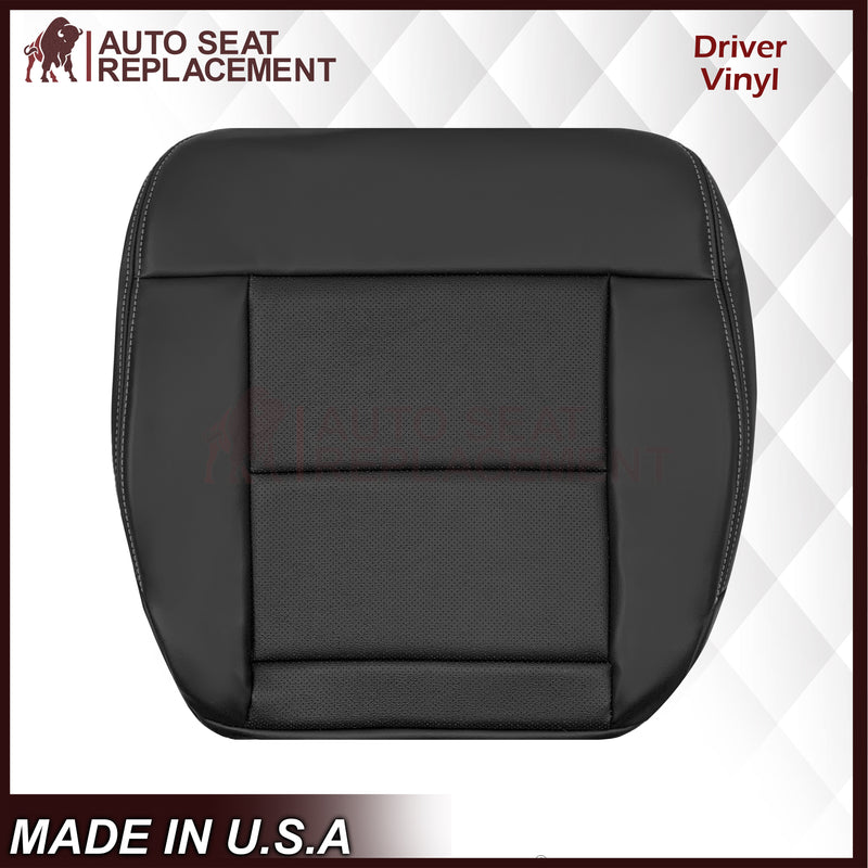 2010-2016 Mercedes-Benz E200 E300 E350 Black Perforated MB-Tex Style Synthetic Leather Replacement Seat Covers