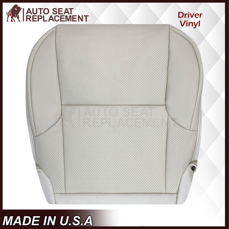 2010-2017 Lexus GX460 Replacement Perforated Synthetic Leather Seat Cover In Ecru “Off-White/Cream”