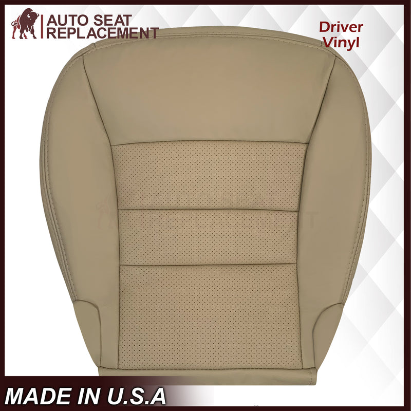 2005-2013 Chevy Corvette C6 Replacement Seat Covers: Tan Perforated