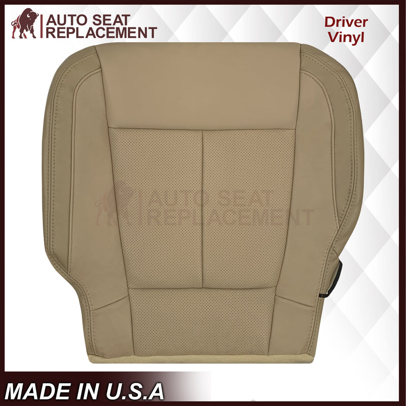 2018-2020 Ford F-150 Lariat Replacement Leather Seat Cover: Tan, Perforated - Auto Seat Replacement