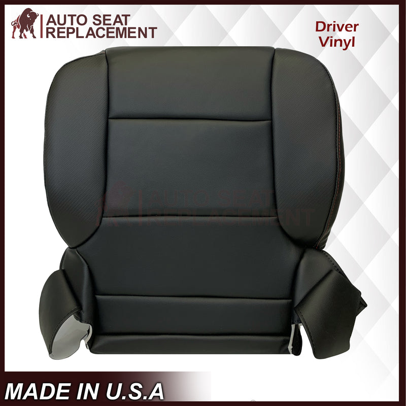 2014 - 2019 GMC Sierra All-Terrain Black Leather Replacement New Front Seat Covers