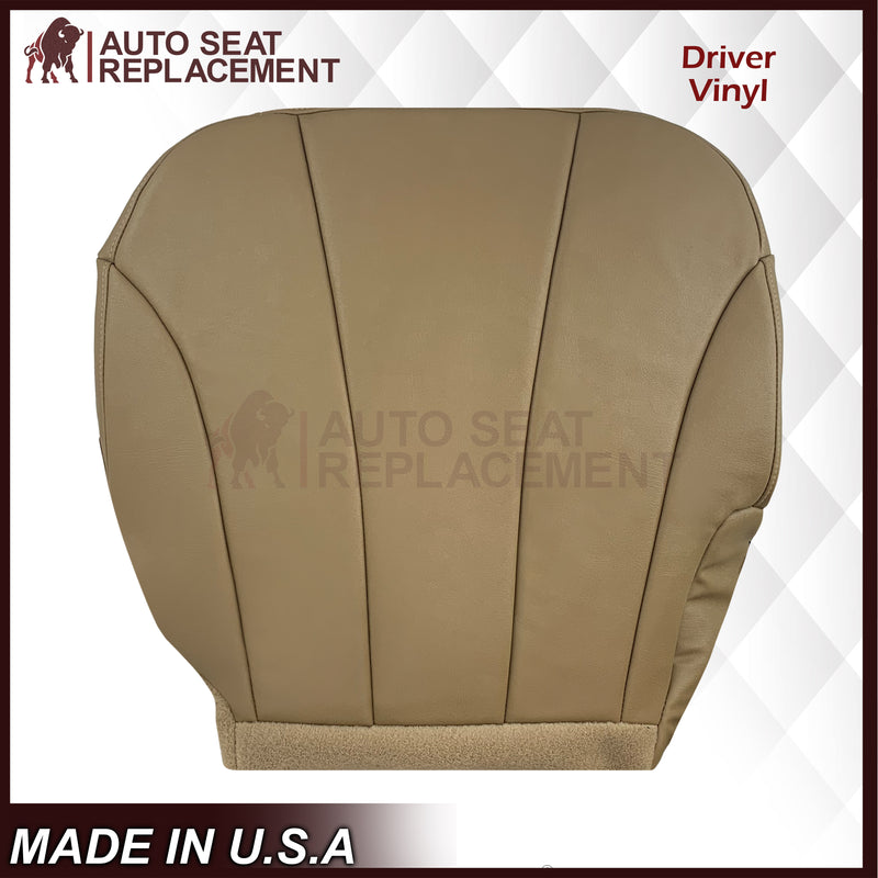 1999-2002 Chevy Silverado Work Truck in Dark Oak Tan Synthetic Leather