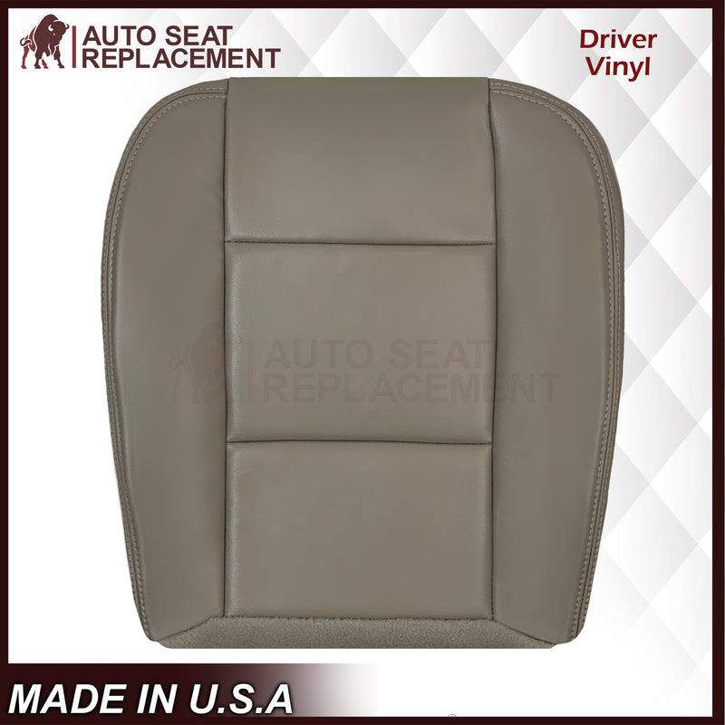 2004-2009 For For Dodge Durango HEMI SLT Synthetic Leather Bottom Seat Cover In Khaki Tan