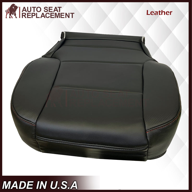 2014 - 2019 GMC Sierra All-Terrain Black Leather Replacement New Front Seat Covers