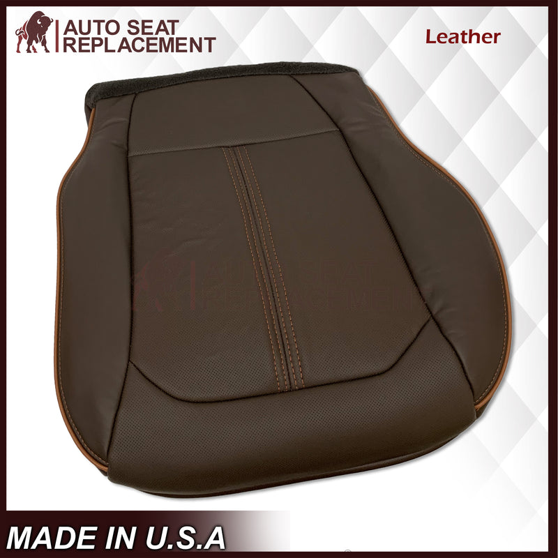 2017 - 2023 Ford F250 F350 King Ranch Leather Bottom Seat Cover In King Ranch