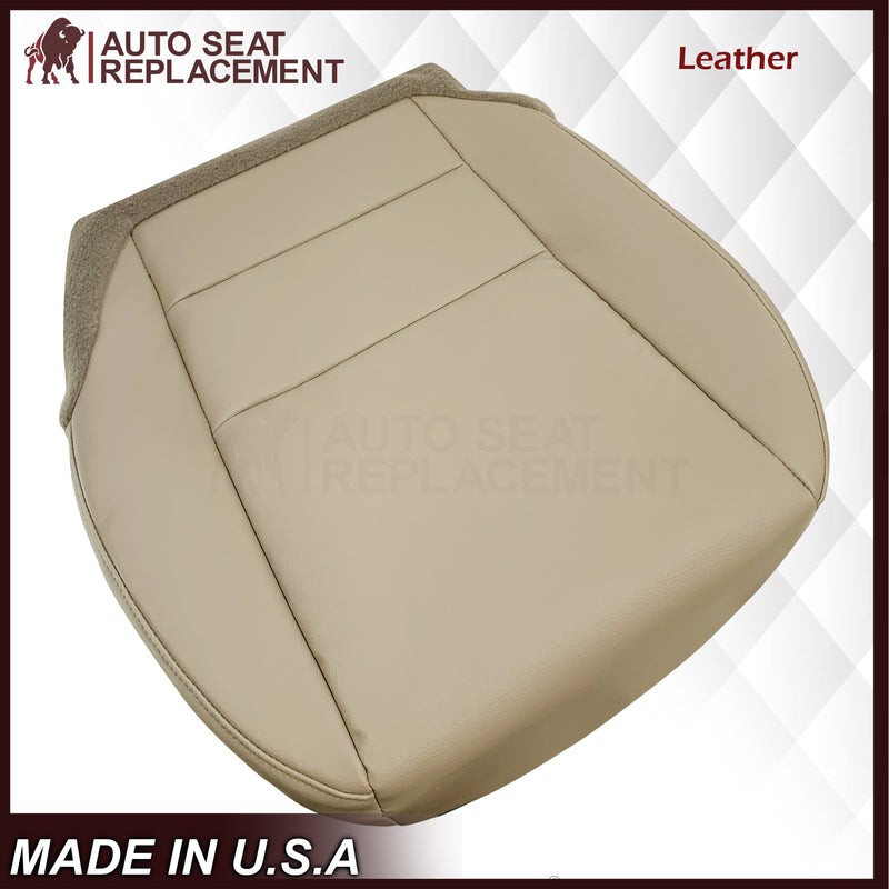 2007 - 2013 Acura MDX Driver Or Passenger Replacement Seat Covers: Non-Perforated Tan