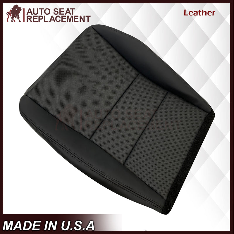 2005 - 2008 Acura TL Driver Or Passenger Replacement Genuine Leather or Synthetic Leather Seat Covers: Perforated Black