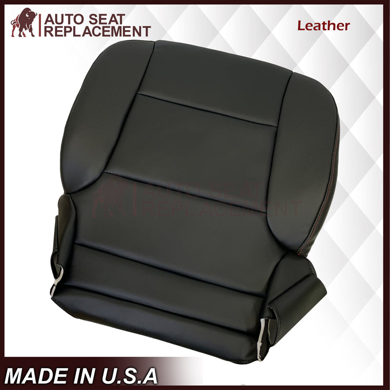 2014 - 2019 GMC Sierra All-Terrain Black Leather Replacement New Front Seat Covers