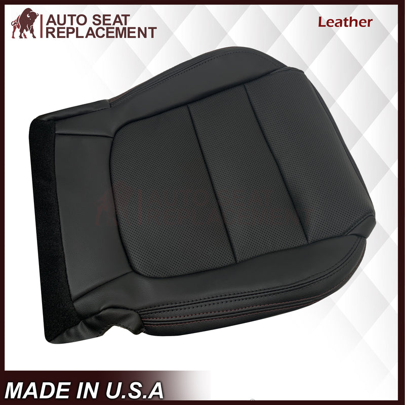2013 to 2015 For Mazda CX-5 Driver Passenger Black Perforated Leather Seat Cover